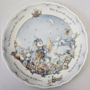 Vintage Royal Doulton 1987 The Owl & The Pu**ycat 8.5" Collector's Plate